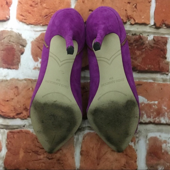 Enzo Angiolini Shoes Enzo Angiolini Suede Pop Culture Zip Detail